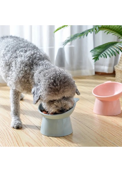 No.3 Tarzı 45° Boyun Koruyucu Kedi Kase Yüksek Ayak Köpek Kase Kedi Maması Su Kasesi Pp Malzeme Anti-Devrilme Binaural Pet Besleme Besleme Kasesi (Yurt Dışından) fiyatları