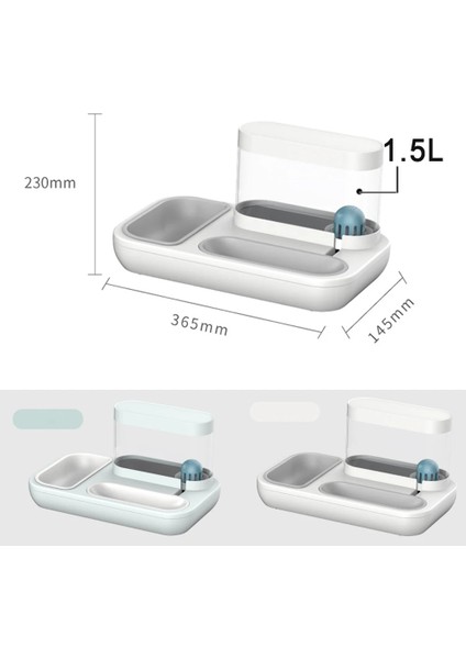 Gri-2 Tarzı Sıcak Satmak Pet Kedi Kase Köpek Kediler Için Besleyici Kaseler Yavru Otomatik Içme Çeşmesi 1.5l Kapasiteli Köpek Besleme Waterer Ürünleri (Yurt Dışından) fırsatları