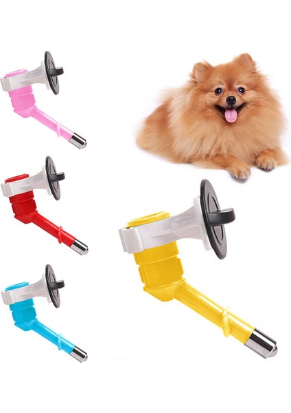 Kırmızı Stil Pet Köpek Kedi Otomatik Asılı Su Besleyici Şişe Dispenseri Içme Çeşmesi Kafası Asılı Ayarlanabilir Otomatik Köpek Su Şişesi Kafası (Yurt Dışından) modelleri