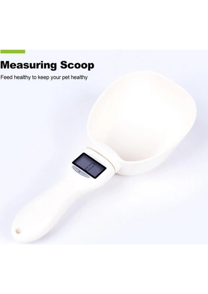 Pet Gıda Tartı Elektronik Ölçme Aracı Yeni Köpek Kedi Besleme Kasesi Ölçme Kaşığı Mutfak Terazisi Dijital Ekran 250ML (Yurt Dışından) fiyatları