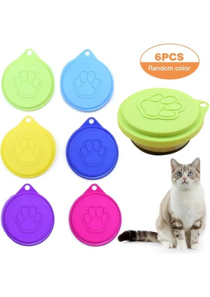 Et Pet Food Can Kapakları Taşınabilir Bpa Içermeyen Çoğu Köpek ve Kedi Maması Için Yeniden Kullanılabilir Teneke Kutu Kapakları Konserve Depolama Taze Tutma Kapağı (Yurt Dışından)