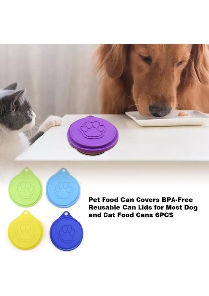 Et Pet Food Can Kapakları Taşınabilir Bpa Içermeyen Çoğu Köpek ve Kedi Maması Için Yeniden Kullanılabilir Teneke Kutu Kapakları Konserve Depolama Taze Tutma Kapağı (Yurt Dışından) modelleri