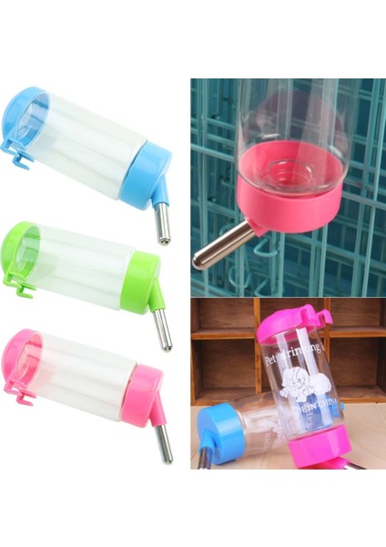 Sıcak Satış 500ML Pet Su Sebili Köpek Kuş Asılı Şişe Otomatik Besleyici Tavşan Yeni (Yurt Dışından) fırsatları