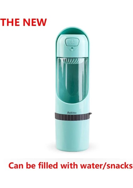 B-Yeşil Tarzı Taşınabilir Pet Köpek Su Şişesi 300ML Küçük Orta Büyük Köpekler Için Içme Kabı Besleme Su Sebili Kedi Köpekler Açık Şişeler (Yurt Dışından)