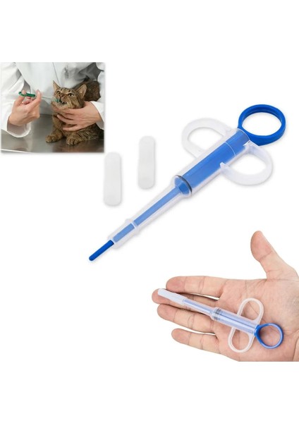 Mavi Stil 1 Adet Pet Köpek Kedi Yavrusu Hapları Dağıtıcı Besleme Kiti Verilen Ilaç Kontrol Çubukları Ev Evrensel Pet Ilaç Besleyici (Yurt Dışından) indirimleri