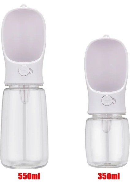 Beyaz Stil 550ML Küçük Büyük Köpekler Için Taşınabilir Pet Su Şişesi Seyahat Yavru Kedi Içme Kabı Açık Malzemeleri Suministros Para Perros (Yurt Dışından)
