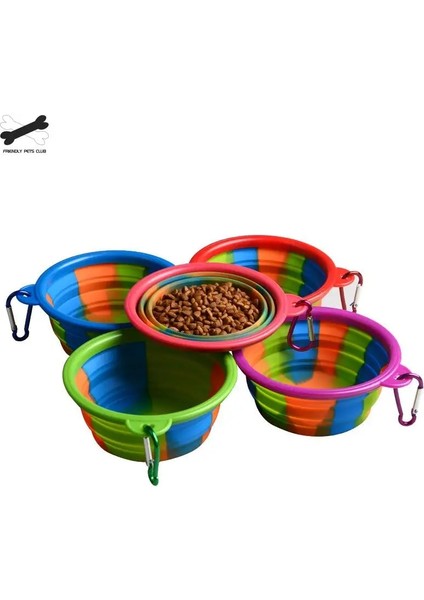 No.17 Stili Ortable Seyahat Kase Köpek Besleyici Su Gıda Konteyner Silikon Küçük Mudium Köpek Pet Aksesuarları Katlanır Köpek Kase Kıyafet (Yurt Dışından) modelleri