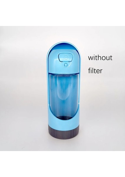 Filtre Stili Olmadan Mavi 300ML Taşınabilir Köpek Su Şişesi Pet Köpek Kabak Tiryakisi Için Kase Waterer Besleyici Seyahat Köpek Içme Açık Dağıtıcı Aksesuarları (Yurt Dışından)