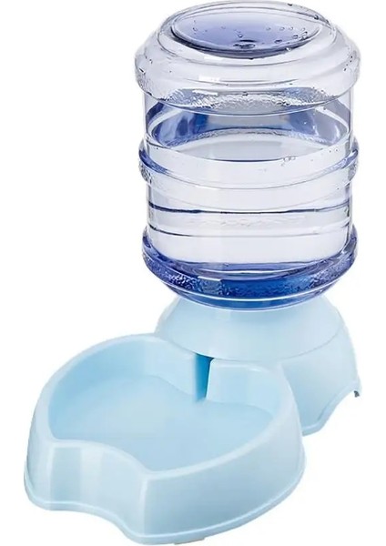 Mavi Kare Yemek Stili 3.8l Otomatik Pet Besleyiciler Köpek Kedi Içme Kabı Büyük Kapasiteli Su Maması Tutucu Köpekler Malzemeleri (Yurt Dışından) fırsatları