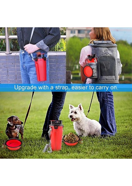 No.6 Tarzı 2 In 1 Köpek Seyahat Su Şişesi Çöküş ile Katlanabilir Pet Gıda Konteyner Açık Çift Açık Için Kullanılmış Kaseler (Yurt Dışından) fırsatları