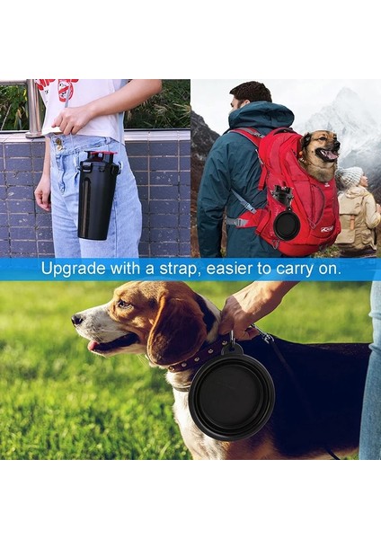 No.6 Tarzı 2 In 1 Köpek Seyahat Su Şişesi Çöküş ile Katlanabilir Pet Gıda Konteyner Açık Çift Açık Için Kullanılmış Kaseler (Yurt Dışından) indirimleri