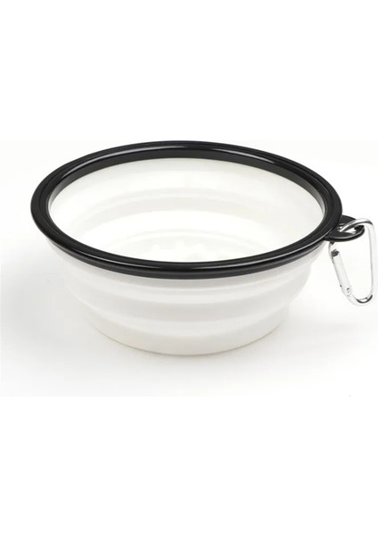 Beyaz Stil S-350ML L Küçük Büyük Köpekler Için Seyahat Katlanabilir Pet Köpek Kase Yavaş Köpek Büyük Köpek Maması Kaseler Taşınabilir Pet Besleyici Comedero Perro (Yurt Dışından)