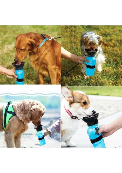Pembe Tarzı 500ML Köpek Su Şişesi Suluk Köpekler Için Besleyici Köpek Kabak Taşınabilir Köpek Tiryakisi Waterer Squeeze Seyahat Pet Malzemeleri Yavru Chiens (Yurt Dışından) fırsatları