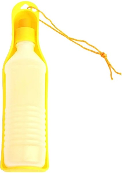 Sarı Stil 500ML Yeni ml Köpek Seyahat Sporları Sızdırmaz Su Şişesi Açık Yem Içme Şişesi 500ML Pet Tedarik Taşınabilir Köpek Aksesuarları (Yurt Dışından)