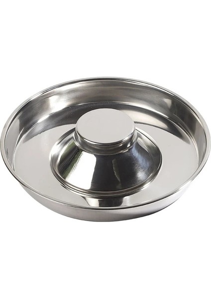 Paslanmaz Çelik Tarzı 34CM Büyük Kapasiteli Kedi Köpek Kase Besleyici Paslanmaz Çelik Yavaş Besleyici Pet Kaseler Küçük Büyük Köpekler Için Açık Eğitim Gıda Konteyner (Yurt Dışından)