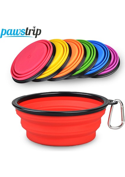 Turuncu Tarzı 350 ml Katlanır Silikon Köpek Kase Taşınabilir Seyahat Pet Gıda Konteyner Katlanabilir Kedi Köpek Su Kase Yavru Besleyici Köpek Aksesuarları (Yurt Dışından) fırsatları