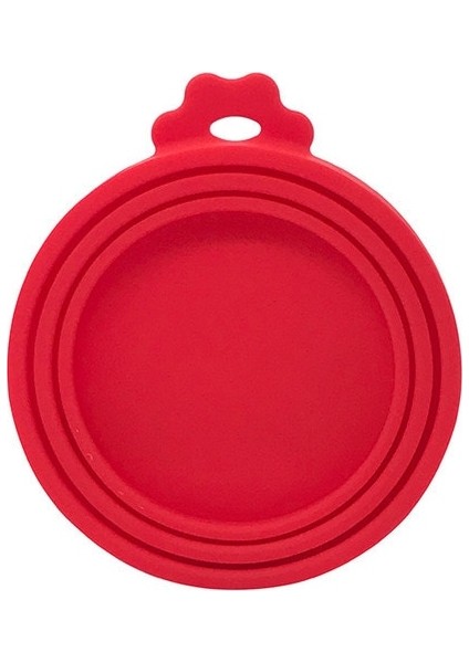 Kırmızı Stil Silikon Konserve Kapak Mühürlü Besleyiciler Gıda Can Kapak Yavru Köpek Kedi Depolama Üst Kapak Yeniden Kullanılabilir Kapak Kapak Sağlık Pet Günlük Malzemeler (Yurt Dışından)