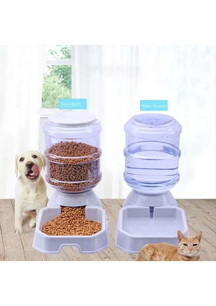 Mavi Kare Yemek Stili 1 Adet 3.8l Otomatik Pet Besleyici Köpek Kedi Içme Kabı Büyük Kapasiteli Su Mama Tutucu Pet Kaynağı Seti (Yurt Dışından) fiyatları