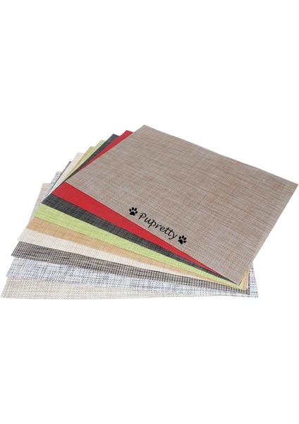 Sarı Stil 30 cm x 45 cm Kişiselleştirilmiş Pet Mat Köpek Besleme Pedi Kase Düz Renk Mat Özel Ad Baskı Su Gıda Paspasları Kedi Içme Besleme Placemat Için (Yurt Dışından) fırsatları