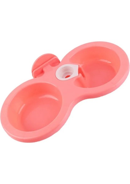Pembe Tarzı S Beden Pet Kafes Kase Ayrılabilir Pet Köpek Içecek Gıda Besleyici Fincan Pet Asılı Küçük Besleme Banyo Araçları Tavşan Besleyici Besleme Malzemeleri (Yurt Dışından)