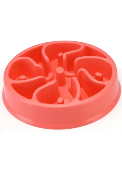 Pembe 4 Tarzı Resim Gösterdiği Gibi Kase Pet Konteyner Köpek Dze Köpek Kedi Maması Su Besleyici Yavaş Yemek Yemek Egzersiz Renkli Güzel Malzemeler (Yurt Dışından)