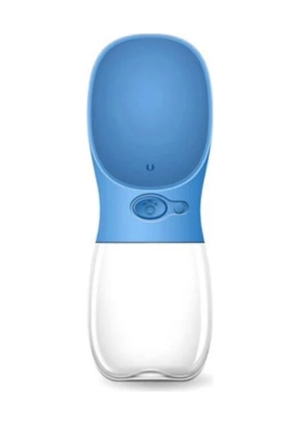 Mavi Stil 550ML ml Pet Köpek Su Şişesi Köpekler Için Taşınabilir Içme Besleyici Kedi Açık Seyahat Sızdırmaz Köpek Su Sebili Kase Pet (Yurt Dışından)