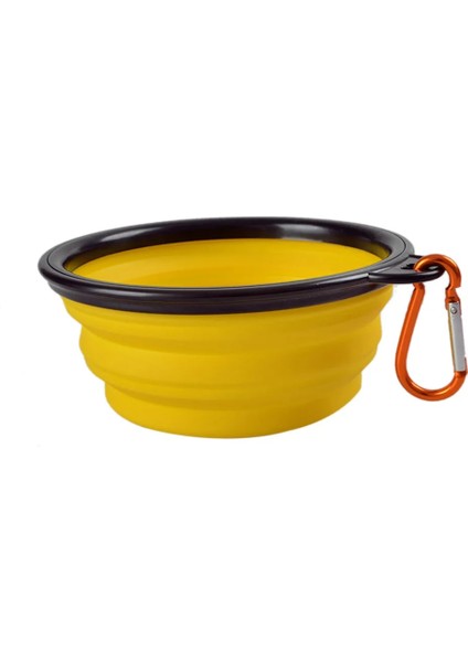 F Stili KALIBRE13CM350ML Pet Silika Jel Kase Köpek Kedi Katlanabilir Silikon Dow Kase Şeker Renk Açık Seyahat Taşınabilir Köpek Mama Kabı Besleyici Bulaşık (Yurt Dışından)