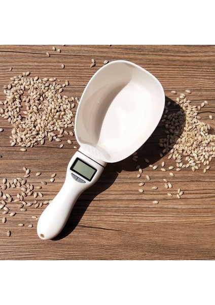 Beyaz Stil Çok Işlevli Pet Mama Tartı Elektronik Ölçme Aracı Köpek Kedi Dijital LED Ekran Kepçe Mutfak Terazisi Ölçme Cihazı 250ML (Yurt Dışından) fiyatları