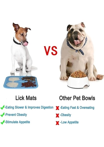 S Takım 15X15X1CM Stili Köpekler Kediler Için Mat Pet Yalama Pedi Yavaş Besleme Pedi Kedi Köpek Yalama Mat Pet Banyosu Oyalama Pedleri Silikon Dağıtıcı Köpek Yalama Mat (Yurt Dışından) fırsatları