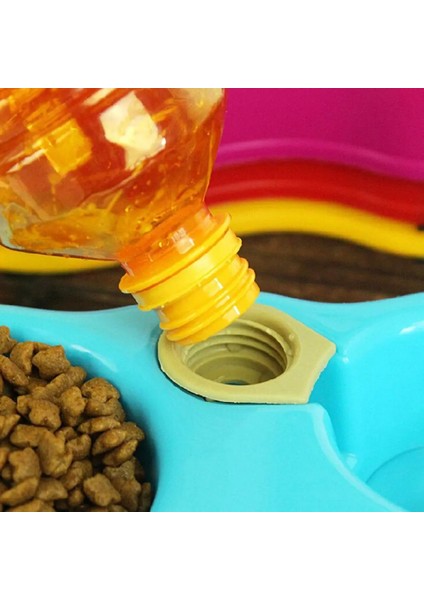 No.5 Tarzı Plastik Yavru Pet Tiryakisi Otomatik Su Besleyici Dağıtıcı Gıda Çanak Kase Pet Köpek Kedi Pet Köpek Kedi Için Içme Suyu (Yurt Dışından)