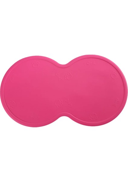 Gül Kırmızı Stili 48*27CM Pet Besleme Mat Pad Sevimli Bulut Şekli Silikon Çanak Kase Mama Yemi Yerleştirme Köpek Kedi Köpek Aksesuarları Kedi Besleme Paspasları (Yurt Dışından)