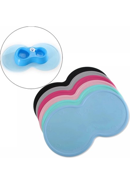 Gül Kırmızı Stili 48*27CM Pet Besleme Mat Pad Sevimli Bulut Şekli Silikon Çanak Kase Mama Yemi Yerleştirme Köpek Kedi Köpek Aksesuarları Kedi Besleme Paspasları (Yurt Dışından) modelleri