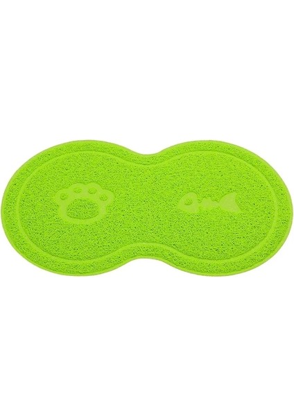 Yeşil Stil Pvc Servis Altlığı Kedi Kase Mat Köpek Pet Besleme Suyu Yemek Bulaşık Tepsisi Temiz Yer Drog (Yurt Dışından)