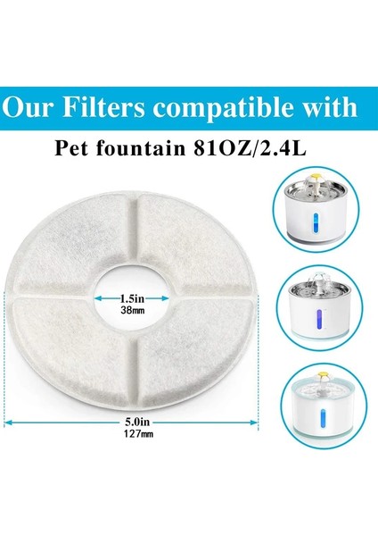 4 Adet Tarzı Kedi Köpek Su Içme Çeşmesi Için Yedek Filtre Aktif Karbon Değiştirilen Filtre Çeşmesi Dağıtıcı Besleyiciler (Yurt Dışından) indirimleri