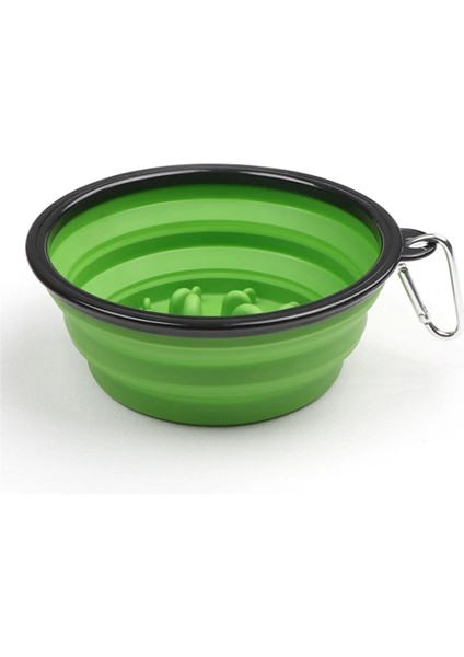 Yeşil Stil S-350ML 1l Seyahat Küçük Büyük Köpek Yavaş Gıda Kase Köpekler Için Toka ile Flodable Pet Besleyici Yavru Köpek Kedi Kaseler Evcil Hayvanlar Ürünleri Gamelle Chien (Yurt Dışından)