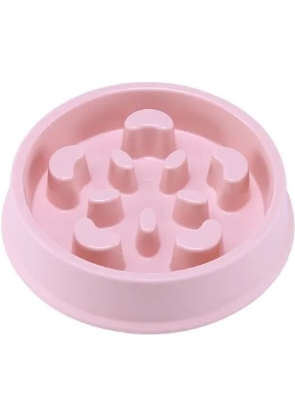 Pembe 2 Tarzı Resim Gösterdiği Gibi Kase Pet Konteyner Köpek Dze Köpek Kedi Maması Su Besleyici Yavaş Yemek Yemek Egzersiz Renkli Güzel Malzemeler (Yurt Dışından)