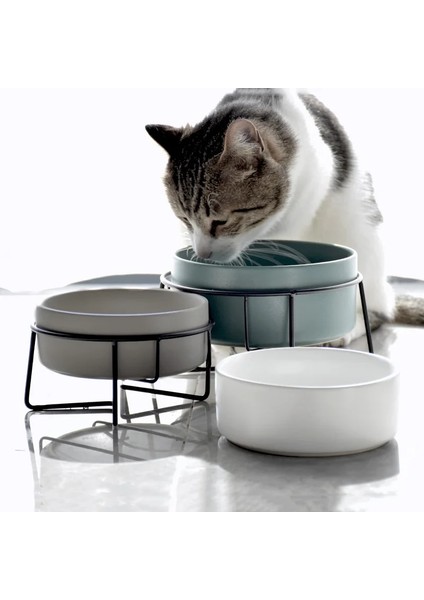 Sarı Kase Tarzı 400ML Küçük Kedi Pet Kedi Köpek Seramik Kase Yavru Kedi Köpekler Için Besleme Yemekleri Besleyici Su Sebili Su Şişesi Malzemeleri Ürünler # P007 (Yurt Dışından) modelleri