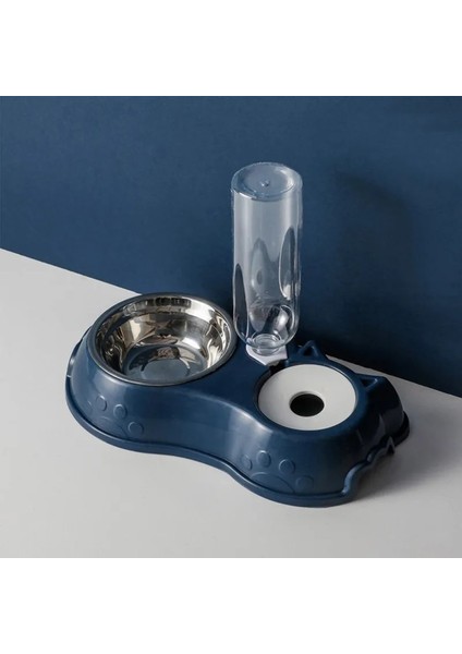 Yeşil Stil 2-In-1 Kedi Kase Su Sebili Otomatik Su Şişesi Pet Köpek Kedi Eğimli Gıda Kase Suluk ile Gıda Kabı Pet Besleyici (Yurt Dışından) indirimleri