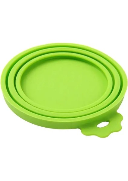 Yeşil Stil Taşınabilir Silikon Köpek Kedi Konserve Kapak Pet Gıda Kapak Depolama Taze Tutma Kapakları (Yurt Dışından)