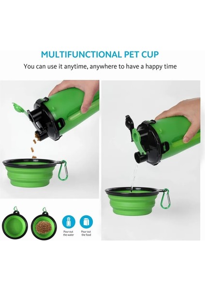 D Stili M Beden Köpek Şişe Pet Besleyici Köpek Su Şişesi Katlanabilir Katlanır Kase Seyahat Kedi Köpek Için Açık Gıda Su Depolama (Yurt Dışından) fırsatları