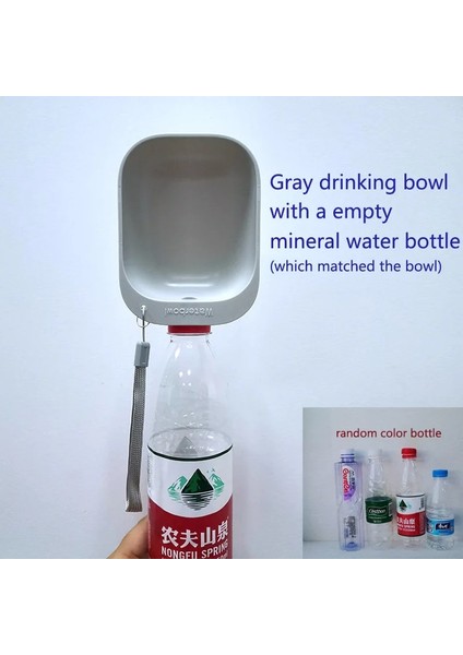 Bir Şişe Tarzı ile Gri Köpek Seyahat Su Şişesi Taşınabilir Pet Köpek Su Şişesi Köpek Kedi Için Içme Suyu Besleyici Açık Su Kase Şişe Pet Malzemeleri (Yurt Dışından)