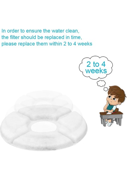 Kare 4 Adet Stil Kedi Su Içme Çeşmesi Için Yedek Filtreler Çiçek Pet Köpek Için Yuvarlak Çeşme Dispenser Değiştirildi Aktif Karbon Filtre (Yurt Dışından) fiyatları