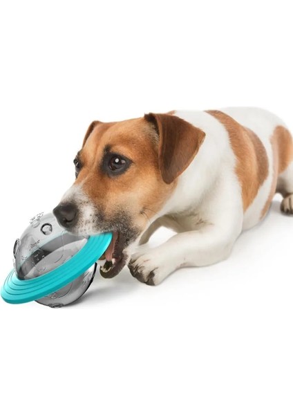 Sarı Stil Köpek Ufo Besleyici Oyuncaklar Pet Kase Yatırmak Için Atıştırmalıklar Eğitici Gıda Dağıtımı Iq Kovalama Otomatik Top Atıcı Interaktif Для Собак (Yurt Dışından) indirimleri