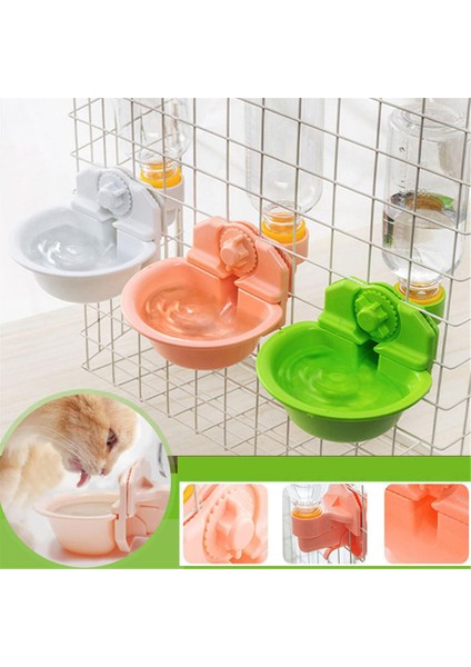 Beyaz Stil 16X11.8X17CM Pet Suluk Şişe Plastik Pet Içme Suyu Kase Dispenseri Çeşme Kafası Konteyner Dispenser Besleyici Asılı Su Isıtıcısı (Yurt Dışından) indirimleri