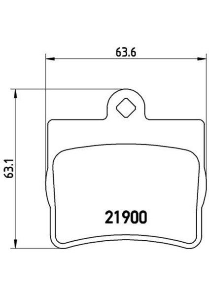 Fren Balatası Arka Mercedes C Class W202 94 00