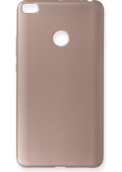 Xiaomi Mi Max 2 Kılıf Premium Rubber Silikon - Rose Gold 317105