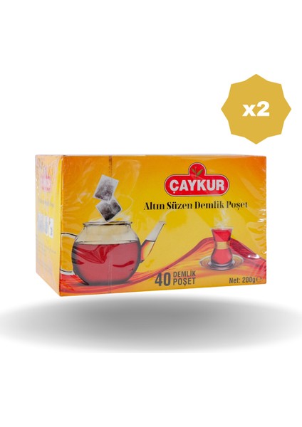 Demlik Poşet Çay 200 gr