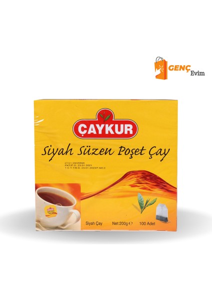 Siyah Süzen Poşet Çay x 1 Adet