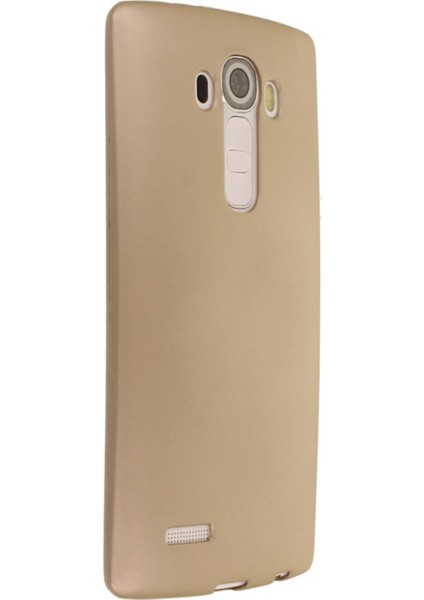 Lg G4 Kılıf Premium Rubber Silikon - Gold 317105