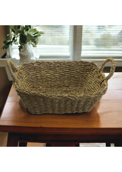 Dekoratif Dayanıklı Hasır Organize Sepet S fiyatları